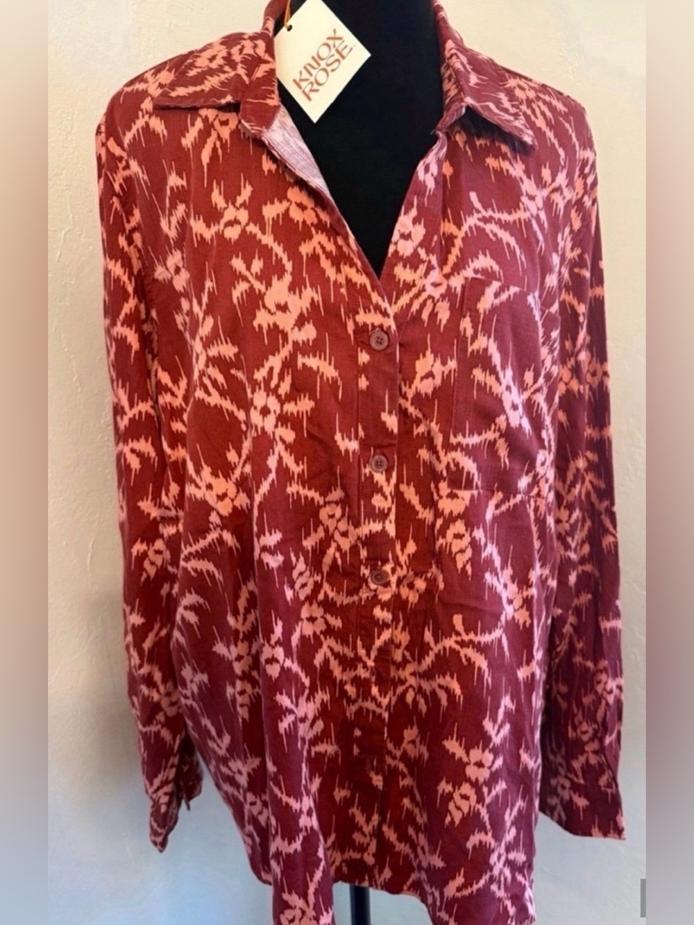 Brand New Women’s Knox Rose Long Sleeve Top (Size S)